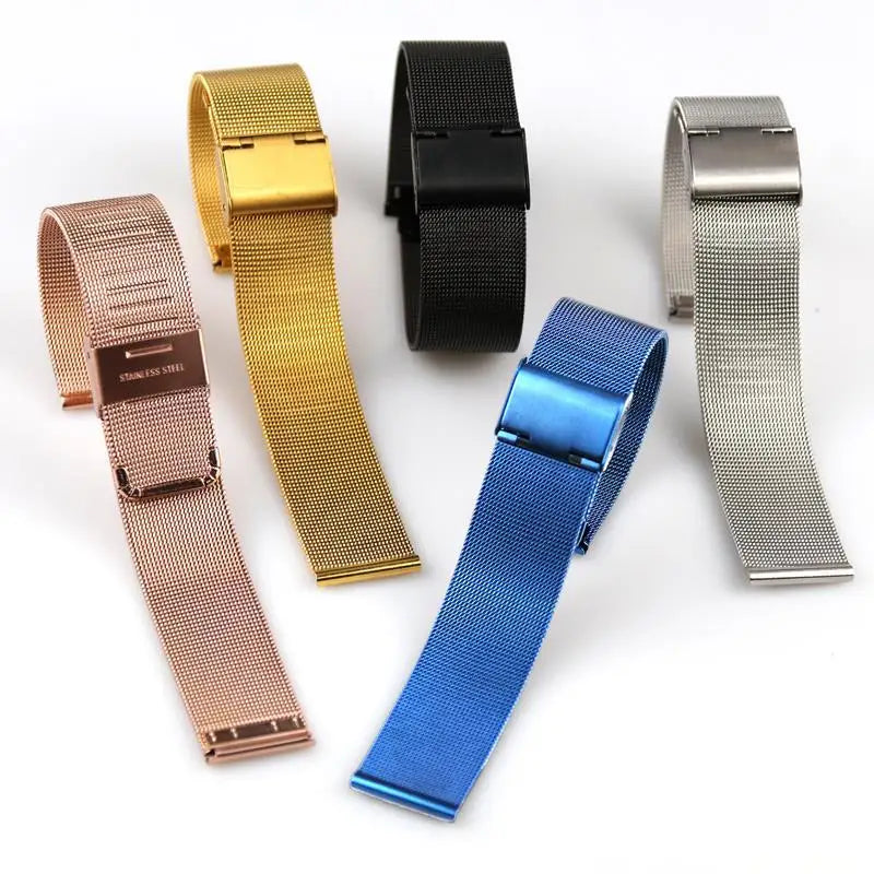 *High quality* Watch Band 8mm 10mm 12mm 14mm 16mm 18mm 20mm 22mm 24mm Milanese Watchband For Watch C2 wristband For DW Watch