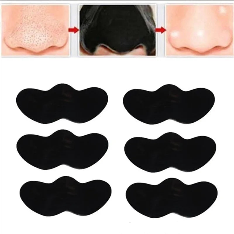 10pcs Nose Blackhead Remover Mask Deep Cleansing Skin Care Shrink Pore Acne Treatment Mask Nose Black dots Pore Clean Strips