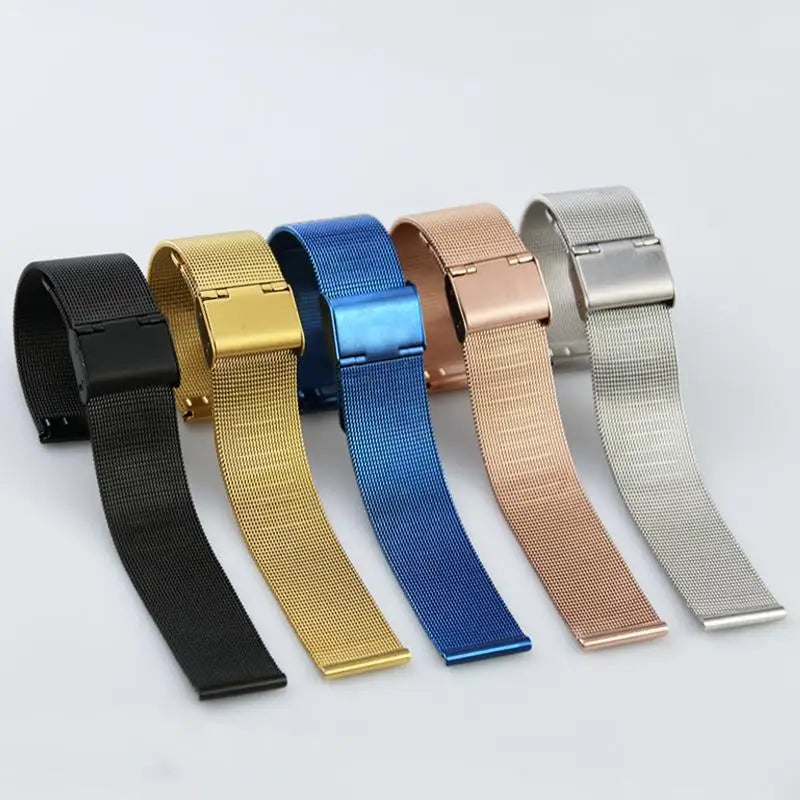 *High quality* Watch Band 8mm 10mm 12mm 14mm 16mm 18mm 20mm 22mm 24mm Milanese Watchband For Watch C2 wristband For DW Watch