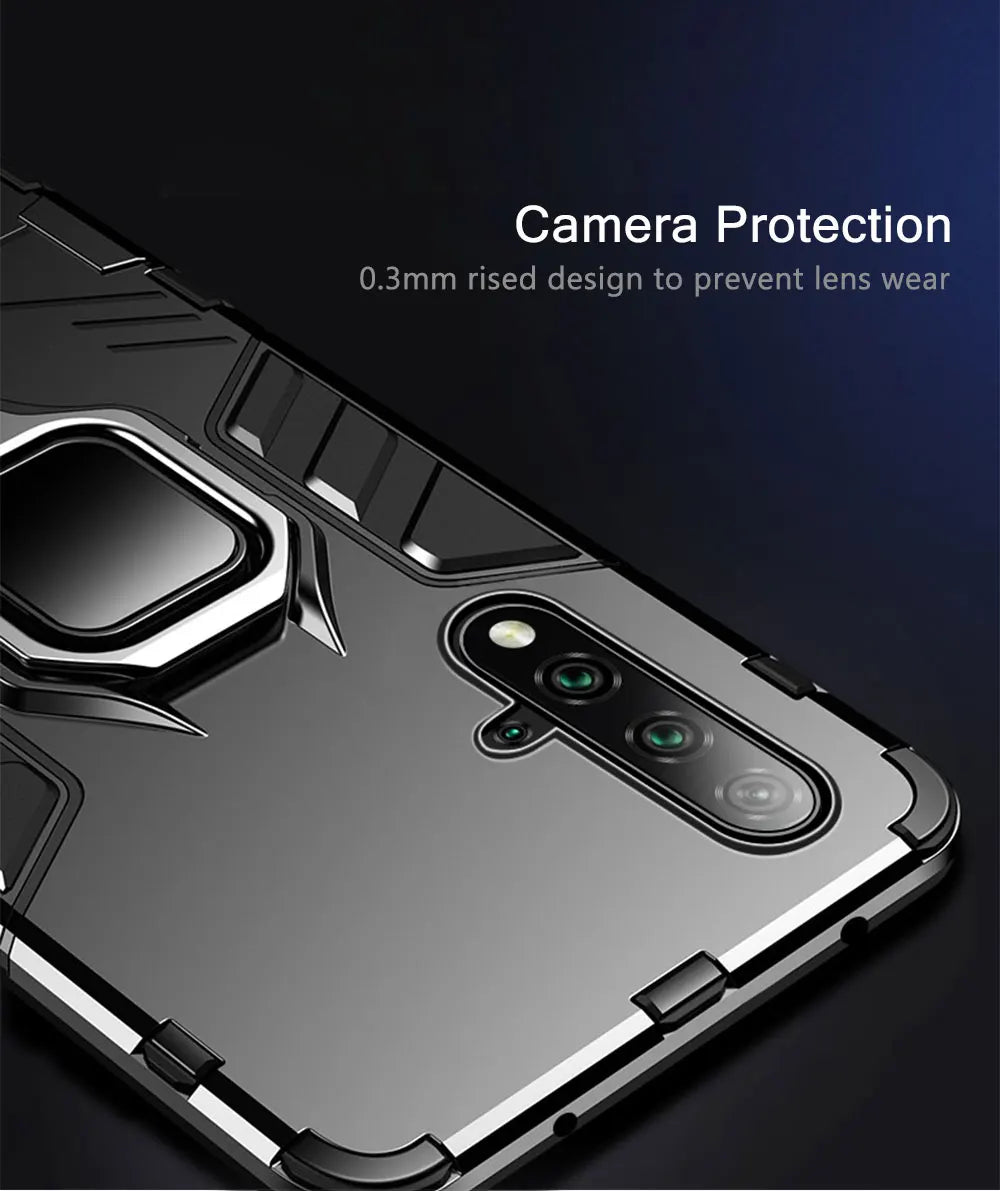 KEYSION Shockproof Armor Case For Huawei Mate 30 20 Pro P30 P20 lite P Smart Y5 Y6 Y7 Y9 2019 Phone Cover for Honor 20 Pro 10i 10 lite 8a 8X 9X