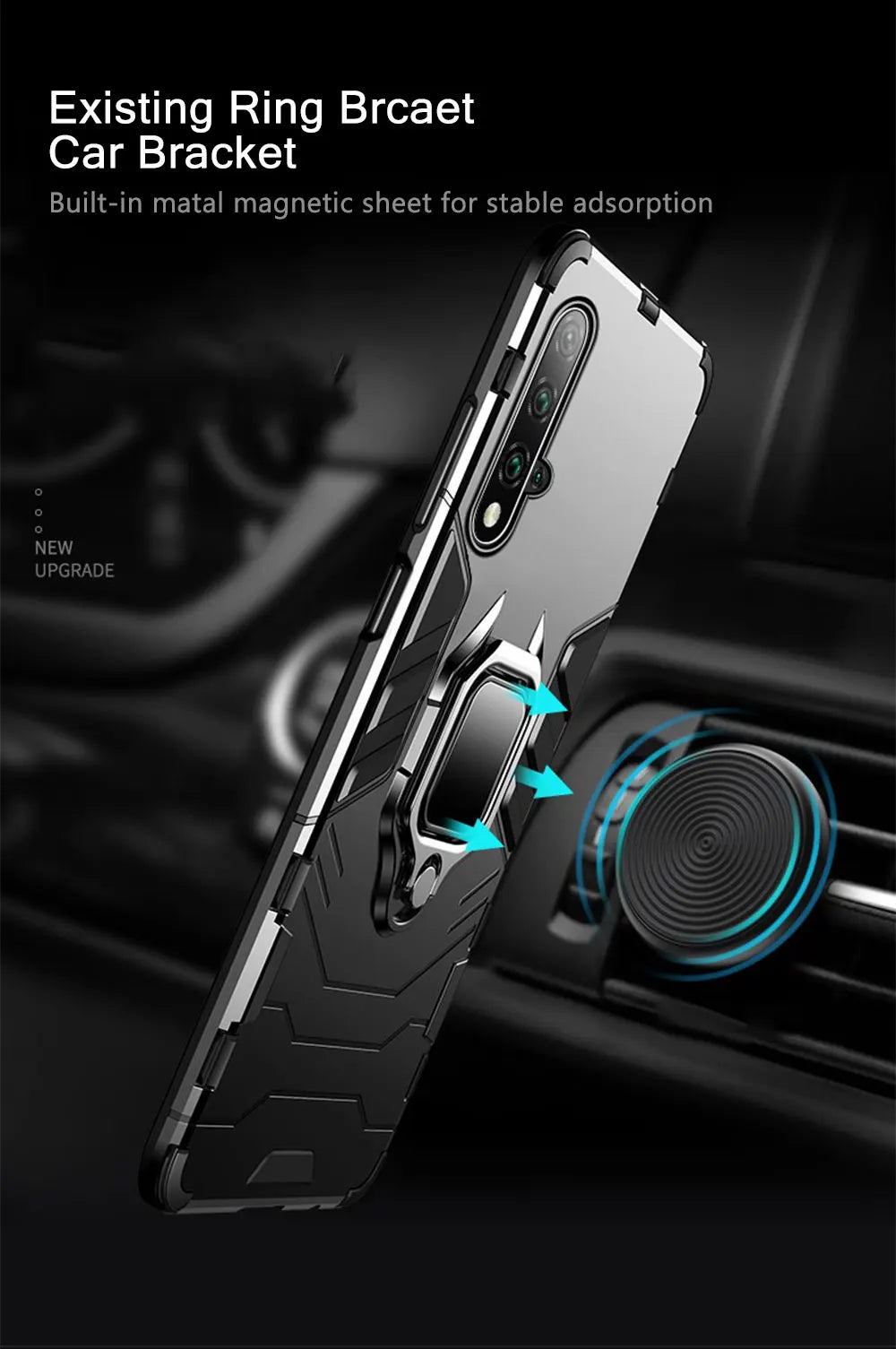 KEYSION Shockproof Armor Case For Huawei Mate 30 20 Pro P30 P20 lite P Smart Y5 Y6 Y7 Y9 2019 Phone Cover for Honor 20 Pro 10i 10 lite 8a 8X 9X