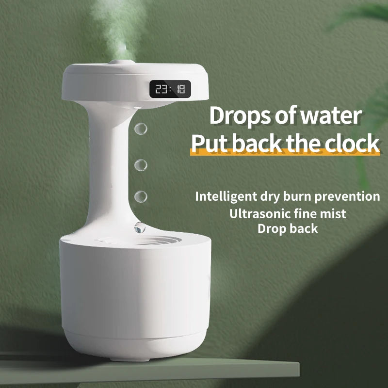 White Anti-Gravity Humidifier With Clock timer/Large Capacity