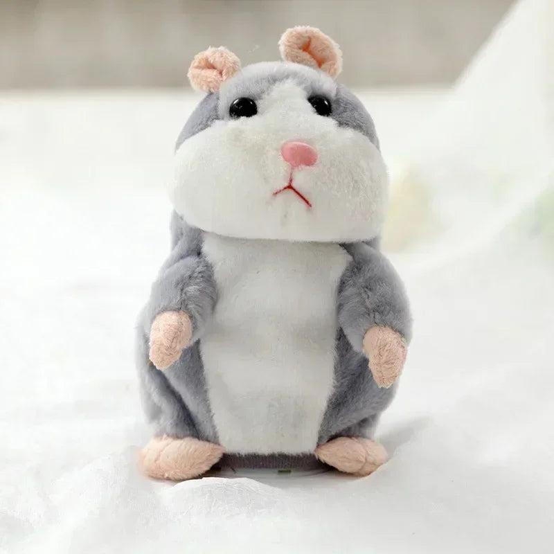 Learn To Imitate Talking Little Hamster Animal Plush Funny Toy Talking Nod Hamster Doll Soothing Crying Baby Toy Kids Gift