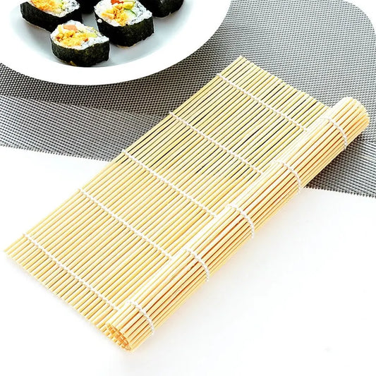 DIY Bamboo Sushi Maker Rolling Mat Sushi Tools Rice Rollers Kitchen Gadget Hand Maker Food Rice Roll Mold Cooking Accessories