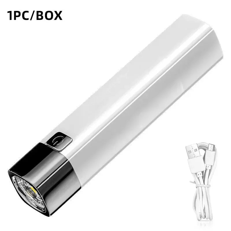 Flashlight Rechargeable Flashlights for Home Useful Gadgets Mini Led Flashlight With Usb Charging Powerful Mini Portable Torch