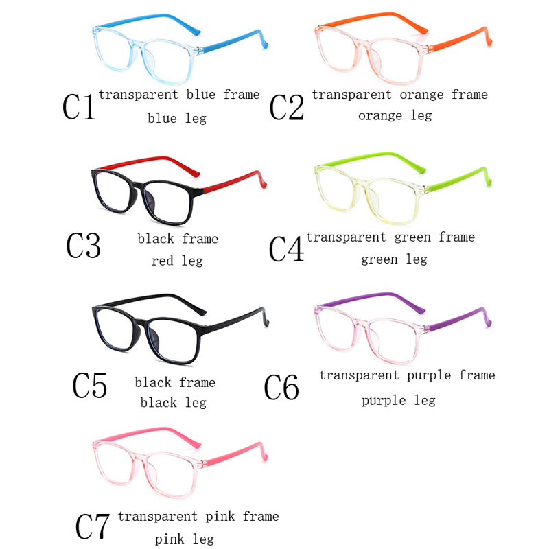 Kids Anti Blue Light Computer Glasses Boys Girls Glasses Gift for Children Baby Blocking Glasses Optical Spectacle Eyeglass