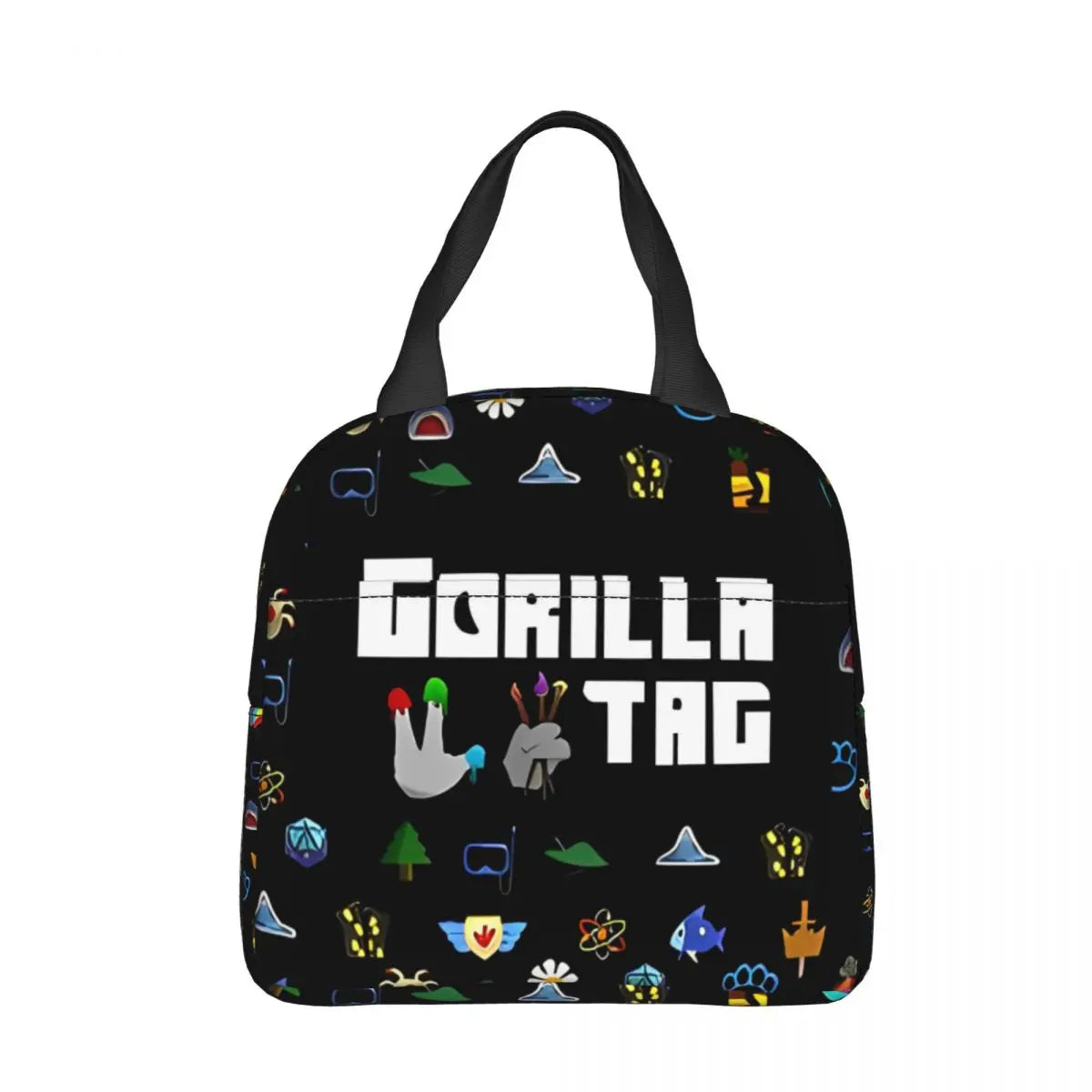 Gorilla Tag VR Gamer Gaming Insulated Lunch Bag Portable Hot Games Lunch Container Cooler Bag Tote Lunch Box College Men Women