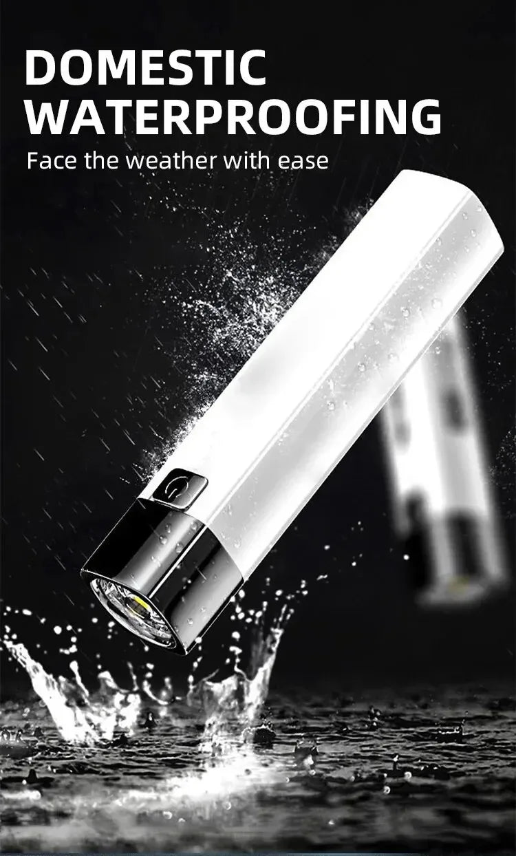 Flashlight Rechargeable Flashlights for Home Useful Gadgets Mini Led Flashlight With Usb Charging Powerful Mini Portable Torch