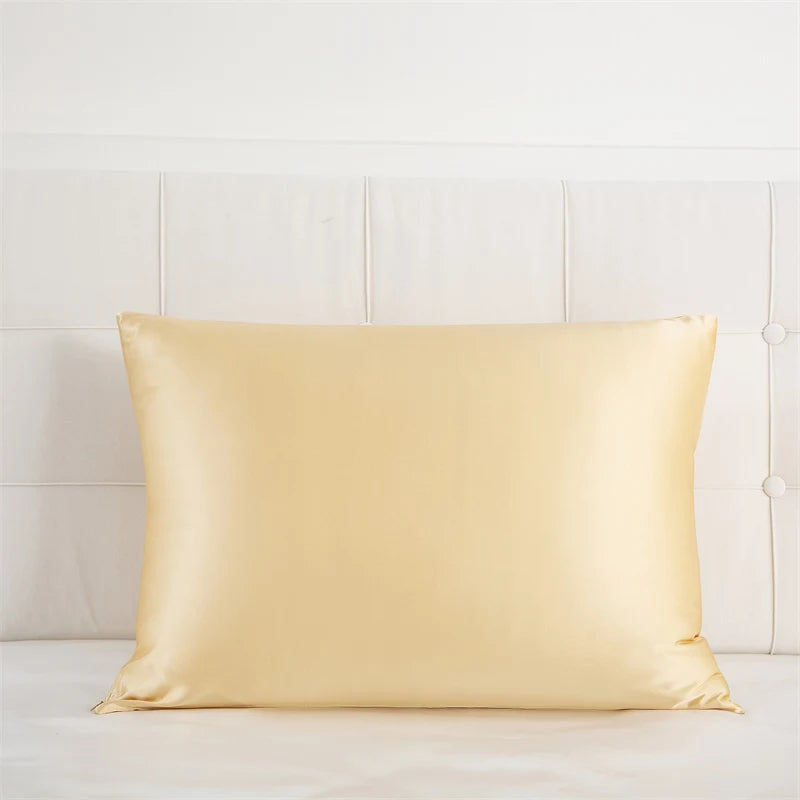 100% Natural Mulberry Silk Pillowcase Luxury 6A 25 Momme Pillow Cover for Hair and Skin With Hidden Zipper Pillow Cases