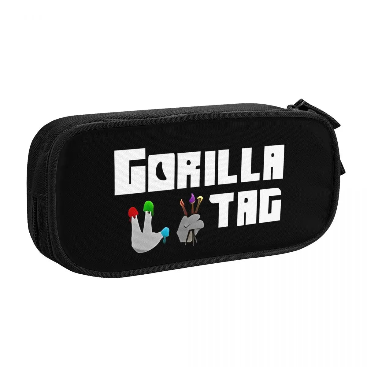 Lovely Gorilla Tag VR Gamer Gaming Pencil Case Hot Games Pencilcases Pen Kids Big Capacity Bags Office Zipper Stationery