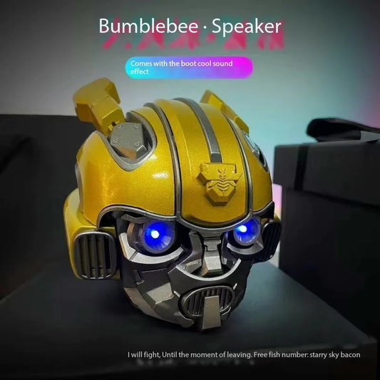 Bumblebee Wireless Powerful Bluetooth Portable Speaker Stereo Subwoofer LED Flashing Light Playback Caixa De Som For PC Phone TF