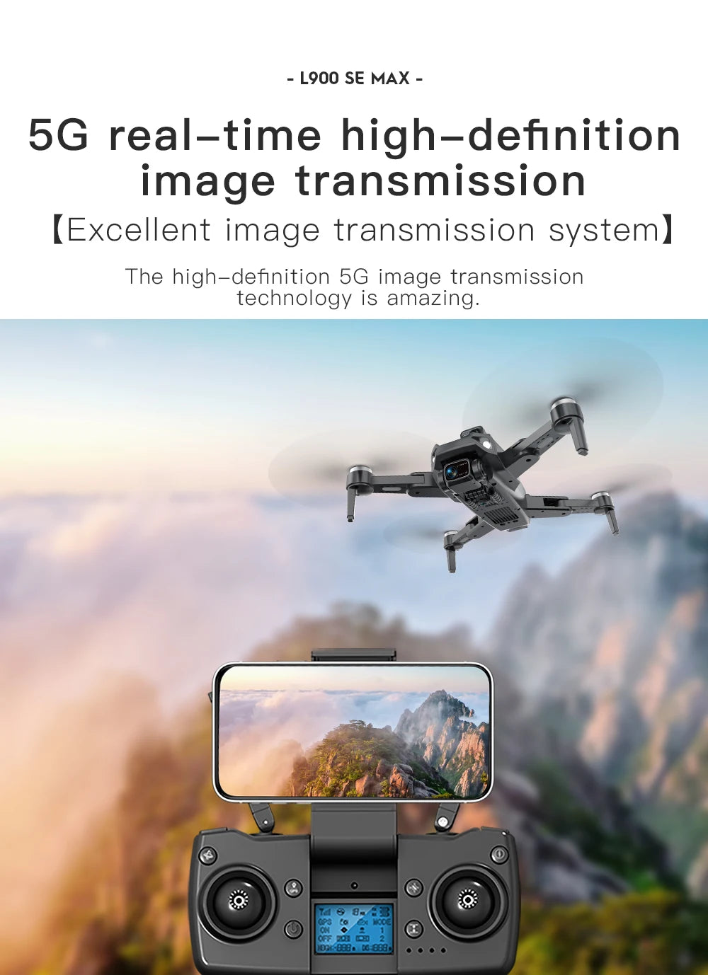 L900 Pro SE MAX GPS Drone 4K Professional Dual HD Camera 5G WIFI 360° Obstacle Avoidance Brushless Motor Rc FPV Quadcopter Dron