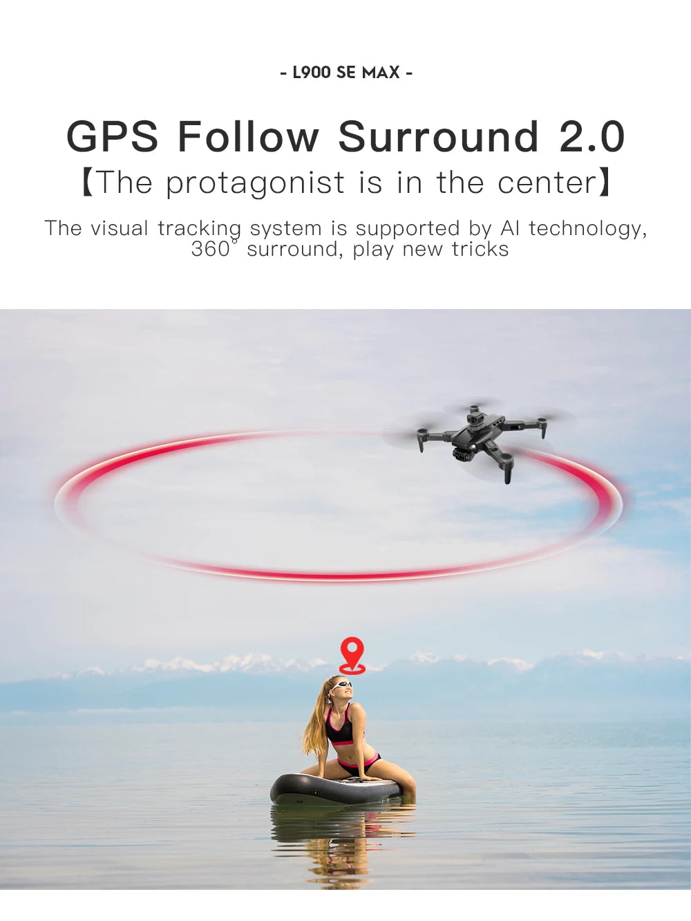 L900 Pro SE MAX GPS Drone 4K Professional Dual HD Camera 5G WIFI 360° Obstacle Avoidance Brushless Motor Rc FPV Quadcopter Dron