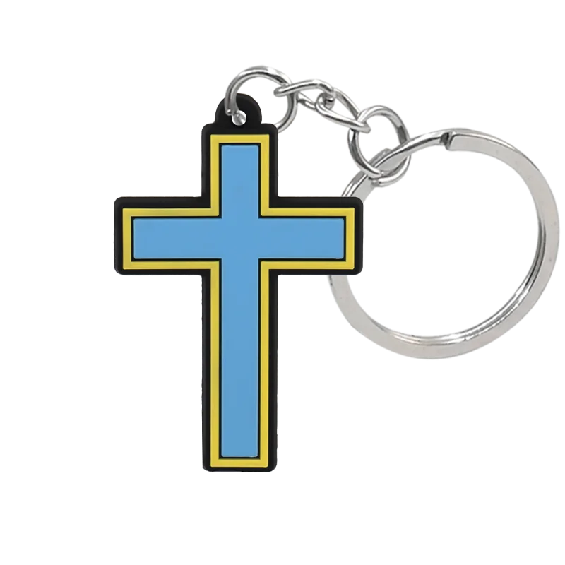 1PCS Religious Series Keychain Cross Bible Keyring Women Men Faithful keyring Room Key Car Key Accessories Kids Friends Key Gift