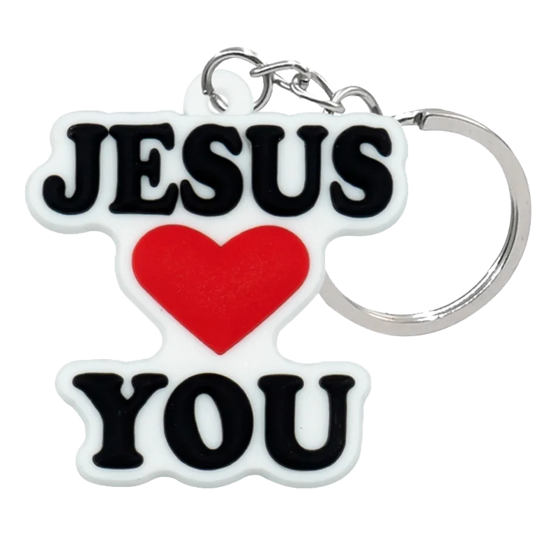 1PCS Religious Series Keychain Cross Bible Keyring Women Men Faithful keyring Room Key Car Key Accessories Kids Friends Key Gift