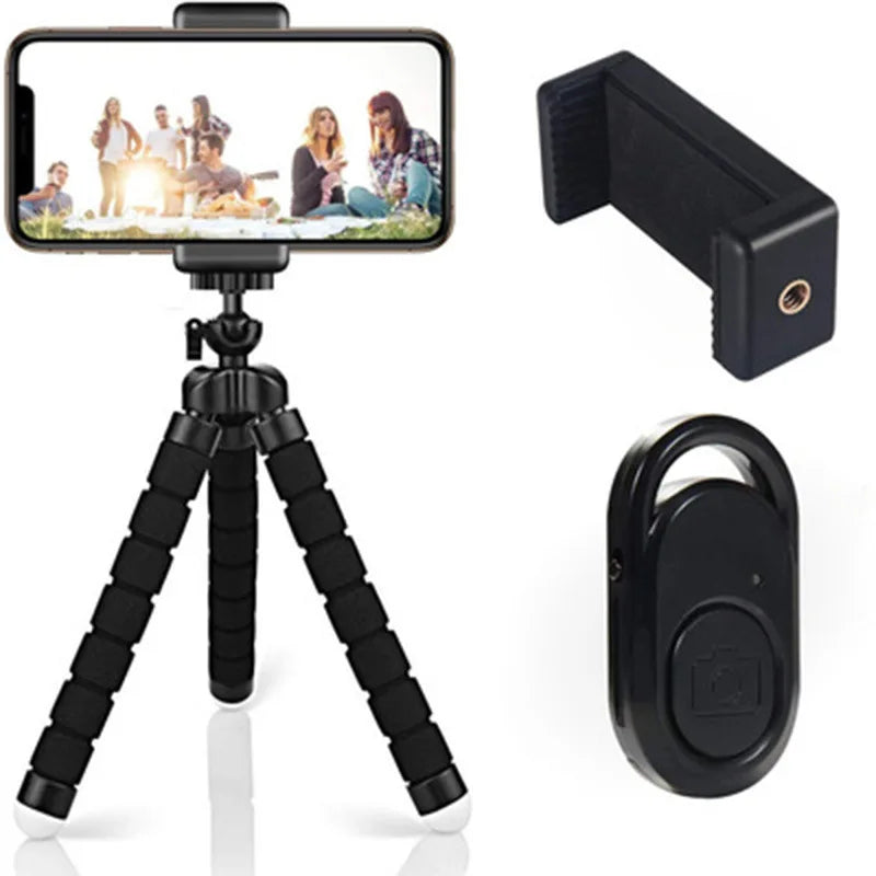 Mini Universal Photography Octopus Tripod Monopod Phone Mini Camera Phone Webcam Holder Clip Smartphone Monopod Tripe Stand