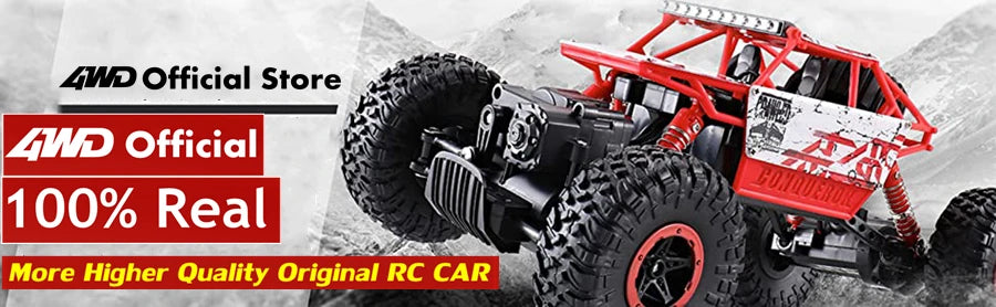 1:16 4WD RC Car With Led Lights Remote Control Cars Buggy Off Road 4x4 Radio Control Alloy Trucks Boys Toys for Children