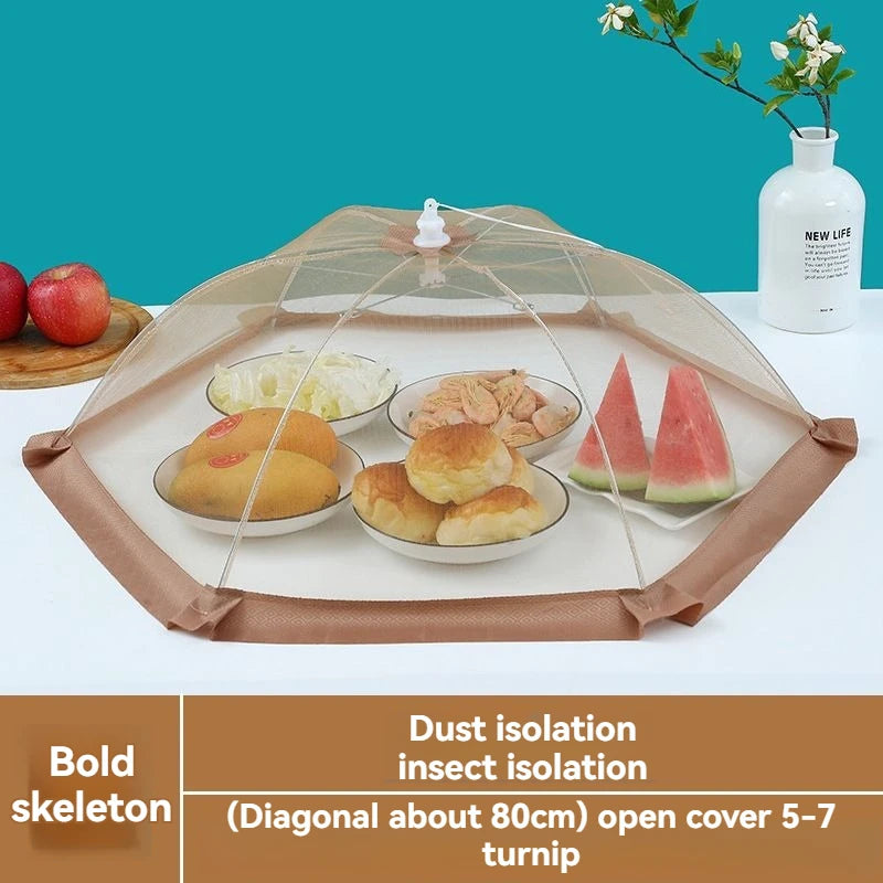 Foldable Food Covers Dining Table Mesh Cover Home Anti Fly Mosquito Tent Umbrella Picnic Protect Net Kitchen Accessories