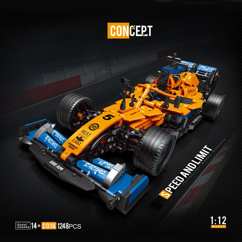 High-tech Building Blocks F1 Formula 1 Remote Control Super Racing Car Moc Bricks RC Technical Model Toy Creative Expert Gifts