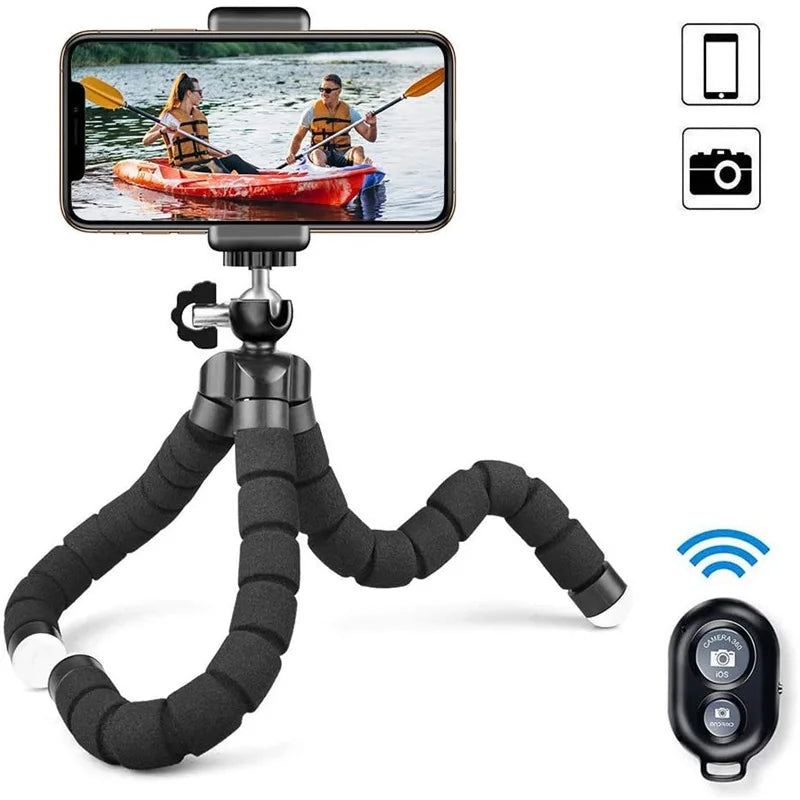 Mini Universal Photography Octopus Tripod Monopod Phone Mini Camera Phone Webcam Holder Clip Smartphone Monopod Tripe Stand