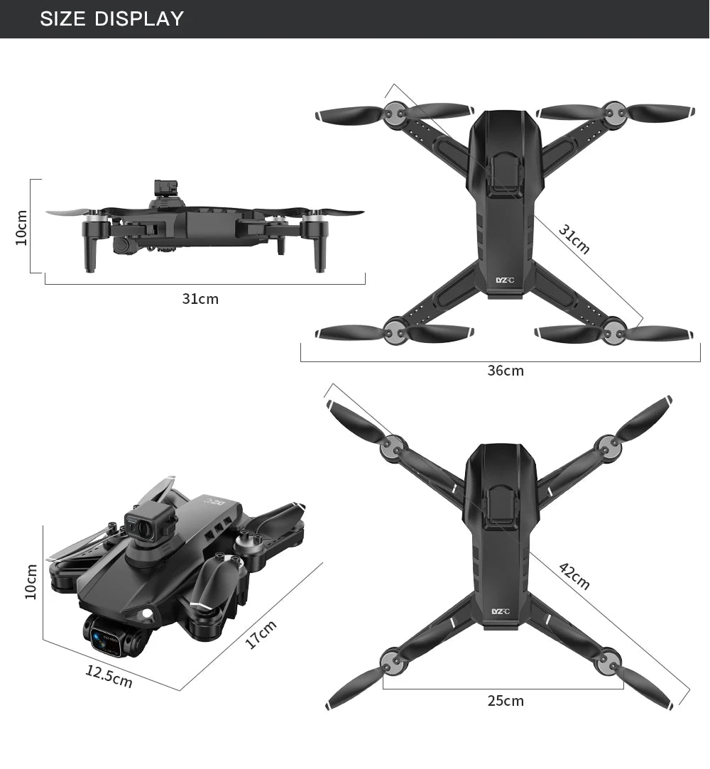 L900 Pro SE MAX GPS Drone 4K Professional Dual HD Camera 5G WIFI 360° Obstacle Avoidance Brushless Motor Rc FPV Quadcopter Dron