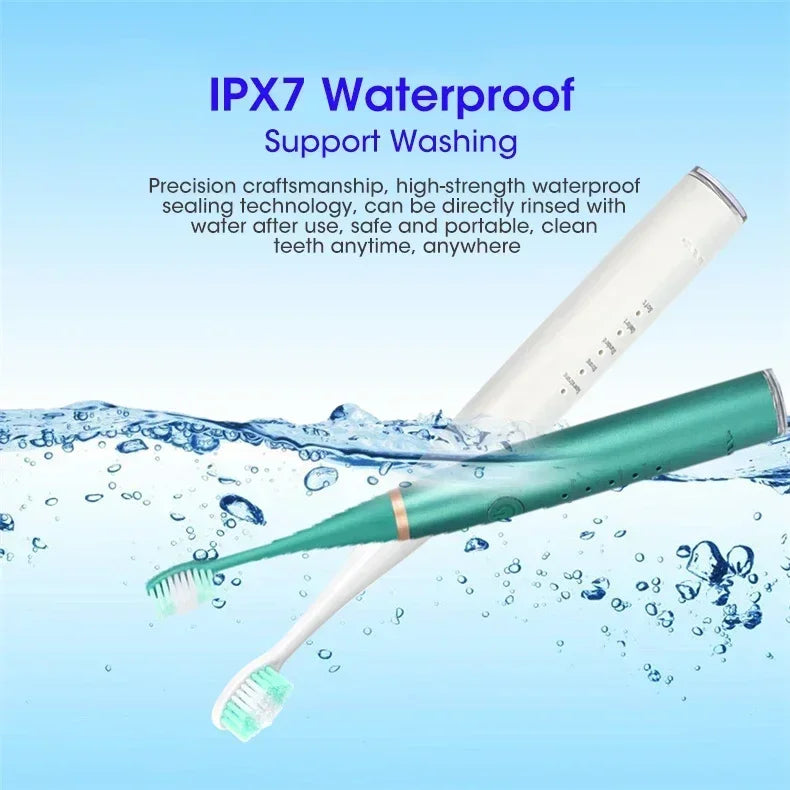 Electric Toothbrush with Sonic Cleaning 3-in-1 for Removing Tartar Whitening Teeth Oral Care USB Charging Replacing Brush Head