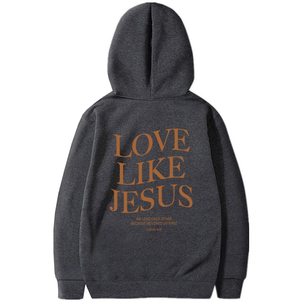 Love Like Jesus Inspirational Christian Hoodie Faith Based Religious Hoodies Christian Apparel Bible Verse Jesus Sweatshirt Top