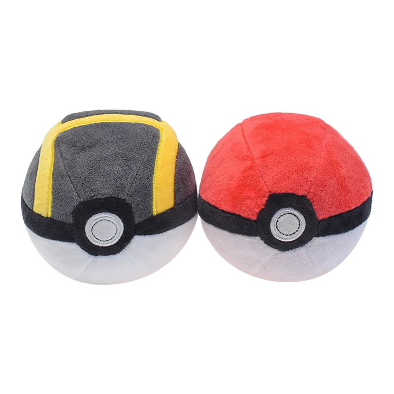 Master Ball Great Ball Ultra Ball Poké Ball Plush Toys Soft Stuffed Animals Cartoon Backpack Pendant Decoration Toy Birthday