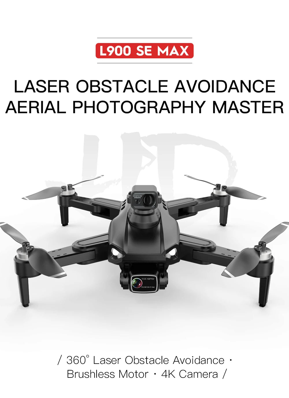 L900 Pro SE MAX GPS Drone 4K Professional Dual HD Camera 5G WIFI 360° Obstacle Avoidance Brushless Motor Rc FPV Quadcopter Dron