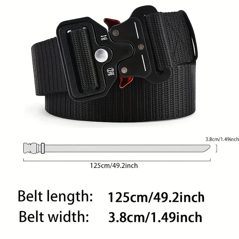 Men's Belt Outdoor Multi Function Belt High Quality Canvas For Nylon Male Luxury Belts Women's Sports Jeans Belt Neutral Belts