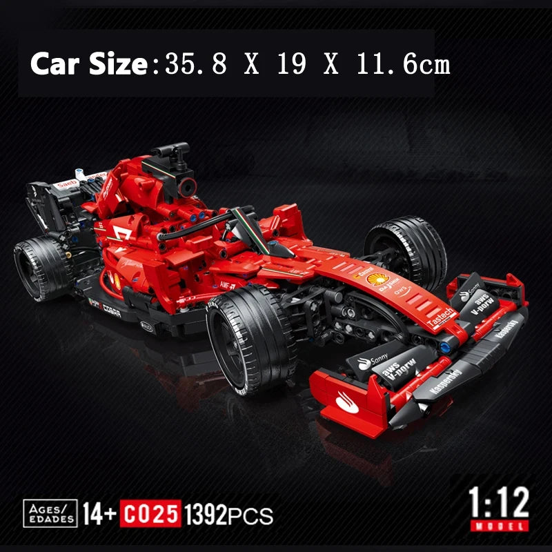 High-tech Building Blocks F1 Formula 1 Remote Control Super Racing Car Moc Bricks RC Technical Model Toy Creative Expert Gifts