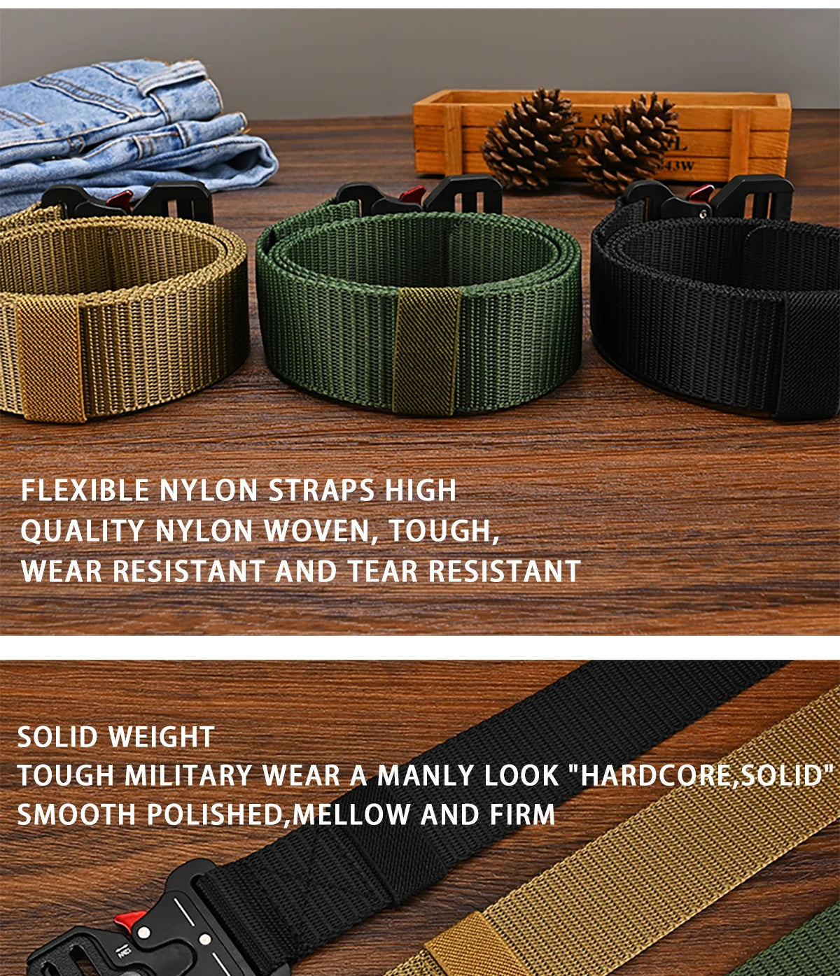 Men's Belt Outdoor Multi Function Belt High Quality Canvas For Nylon Male Luxury Belts Women's Sports Jeans Belt Neutral Belts