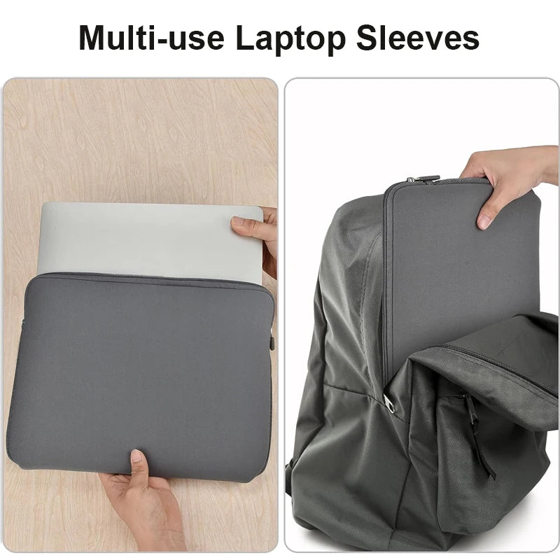 Laptop Bag For Xiaomi Lenovo Dell Notebook Computer Laptop Sleeve For Macbook Air Pro Retina 13 14 15 15.6 Inch Laptops Case