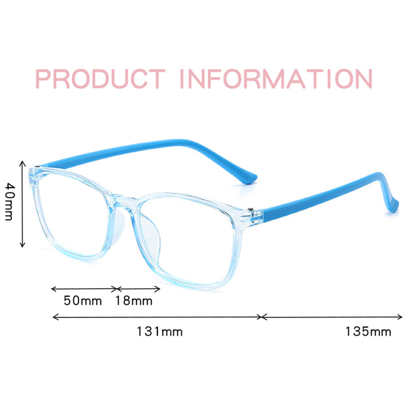 Kids Anti Blue Light Computer Glasses Boys Girls Glasses Gift for Children Baby Blocking Glasses Optical Spectacle Eyeglass